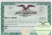 20 Llc Member Certificate Template ™ Dannybarrantes Template For Llc Membership Certificate Template