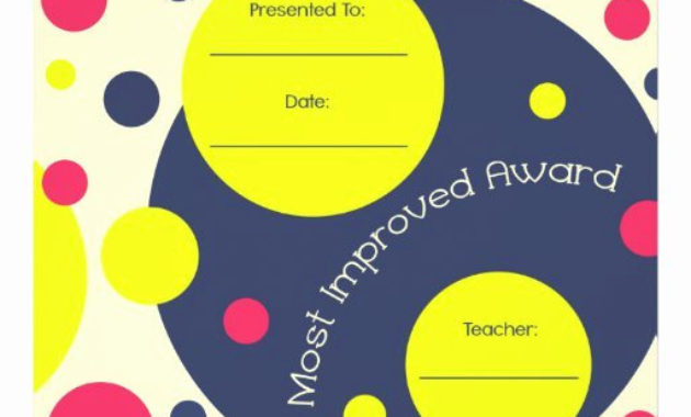 20 Most Improved Student Certificate ™ Dannybarrantes In Most Improved Student Certificate