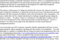 20 Non Profit Business Plan Template Free Download In Sample Non Profit Business Plan Template
