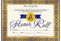 20 Pictures Of Blank Birth Certificates ™ Dannybarrantes In Free Honor Roll Certificate Template