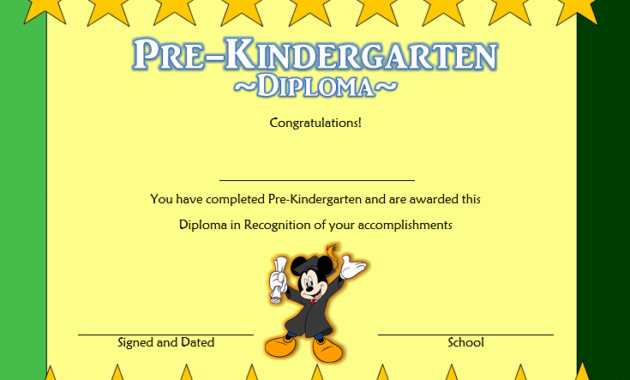 20 Preschool Graduation Certificate Editable Pertaining To Editable Pre K Graduation Certificates