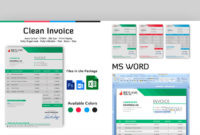 20 Simple Invoice Design Templates Made For Microsoft Word Throughout Microsoft Business Templates Small Business