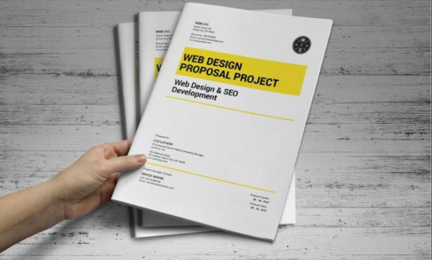 20 Web Design Proposal Template Psd Eps Indesign And Ai Throughout Website Development Proposal Template