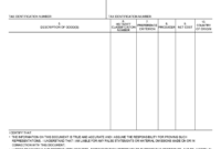 2011 Form Cbp 434 Fill Online Printable Fillable Blank For Best Nafta Certificate Template