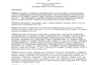 2020 Franchise Agreement Template Fillable Printable Pertaining To Franchise Business Model Template