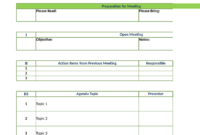 2020 Meeting Agenda Template Fillable Printable Pdf Pertaining To Awesome Free Meeting Agenda Templates For Word