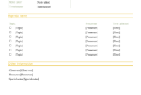 2020 Meeting Agenda Template Fillable Printable Pdf Regarding Sample Agenda Template For Meeting