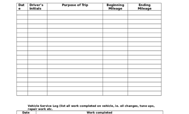 2020 Mileage Log Fillable Printable Pdf Forms Handypdf Throughout Best Fuel Mileage Log Template