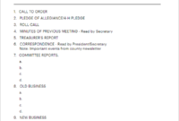 21 Club Meeting Minutes Templates Pdf Sample Formats For Booster Club Meeting Agenda Template