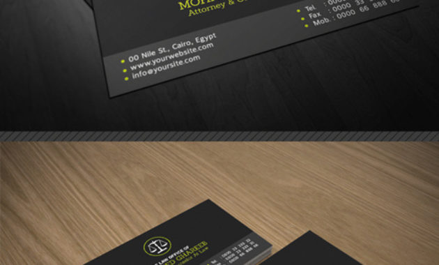 21 Creative Business Cards For Any Business Graphics For Legal Business Cards Templates Free