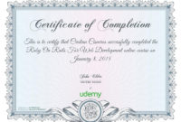 21 Free 42 Free Certificate Of Completion Templates Regarding Amazing Free Completion Certificate Templates For Word