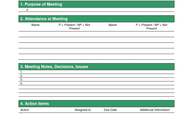 21 Free Meeting Minutes Template Word Excel Formats With Meeting Notes Template Word