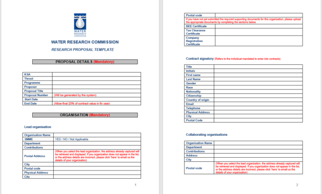 21 Free Research Proposal Templates In Ms Word Templates Throughout Research Proposal Outline Template