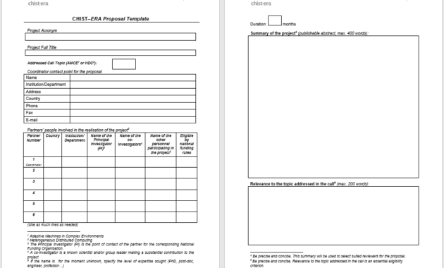 21 Free Research Proposal Templates In Ms Word Templates With Regard To Quality Research Proposal Outline Template