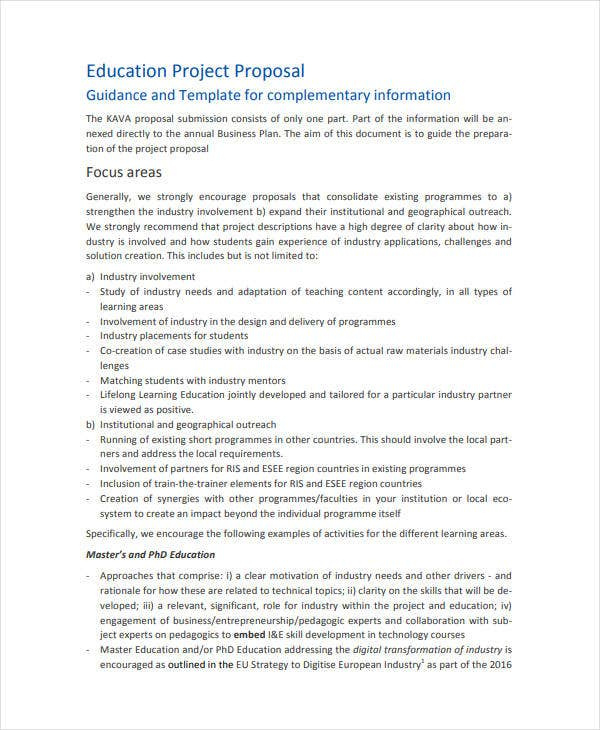 21 Simple Project Proposal Templates Pdf Word Free With Amazing Simple Project Proposal Template
