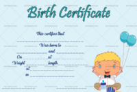 22 Birth Certificate Templates Editable Printable Designs For Rabbit Birth Certificate Template Free 2019 Designs