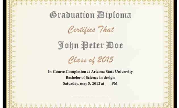 22 Free School Degree Certificate Templates Word Regarding Best Certificate Templates For School