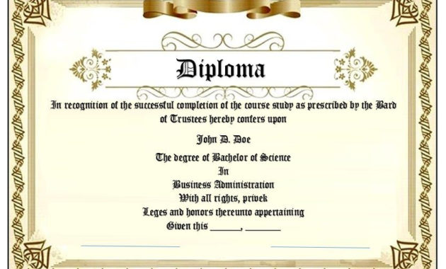 22 Free School Degree Certificate Templates Word Regarding School Certificate Templates Free