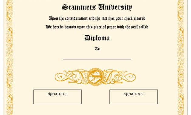 22 Free School Degree Certificate Templates Word Throughout Printable College Graduation Certificate Template