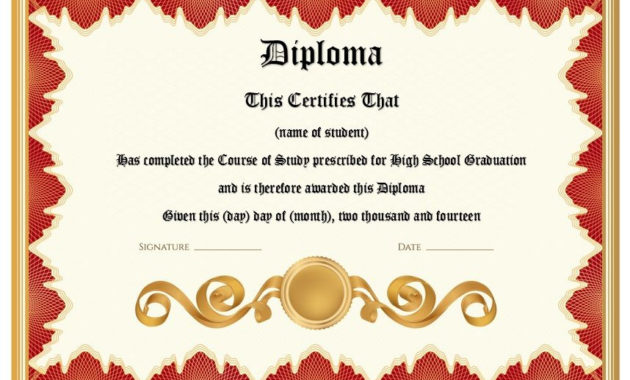 22 Free School Degree Certificate Templates Word With Certificate Templates For Word Free Downloads