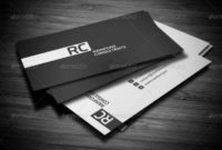 23 Black And White Business Card Templates Word Pages With Black And White Business Cards Templates Free