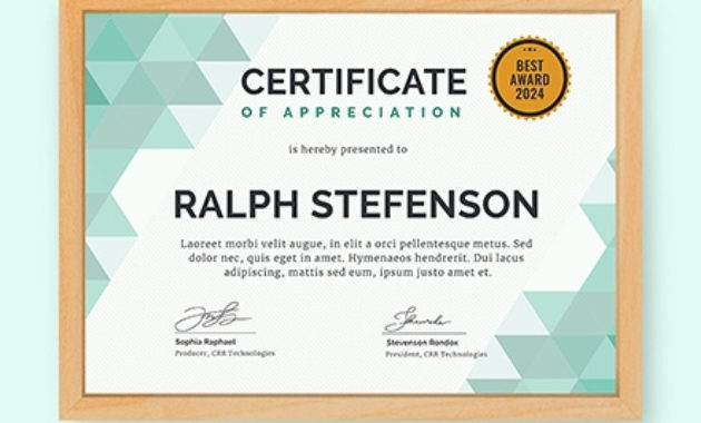 23 Certificates Examples In Ai Indesign Ms Word Inside Certificate Of Participation Template Doc 10 Ideas