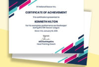 23 Free Award Templates Word Doc Psd Google Docs Pertaining To Soccer Award Certificate Template