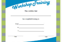 23 Training Certificate Templates Free Samples For Quality Free 10 Fitness Gift Certificate Template Ideas