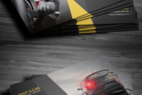 25 New Professional Business Card Psd Templates Design Intended For Automotive Business Card Templates