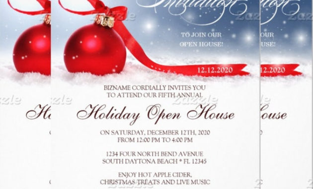 25 Open House Invitation Templates Free Sample Example Intended For Business Open House Invitation Templates Free