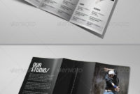 25 Top Notch Psd Trifold Brochure Templates For Business Inside Free Dance Studio Business Plan Template