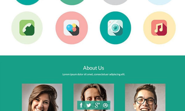 26 Free One Page Psd Web Template Designs Free Within One Page Business Website Template