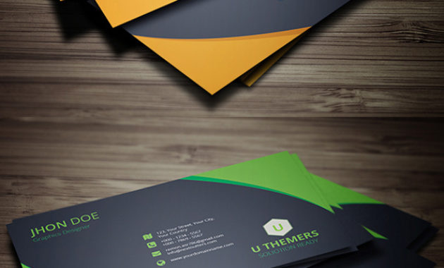 26 New Professional Business Card Psd Templates Design In Web Design Business Cards Templates