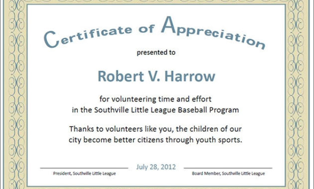 27 Best Printable Certificate Of Appreciation Templates Within Best Gratitude Certificate Template