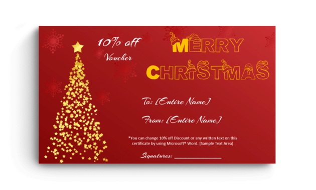 27 Christmas Gift Voucher Templates Christmas Spirit Pertaining To Table Tennis Certificate Templates Free 10 Designs