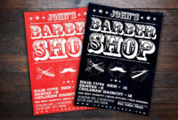 28 Barbershop Flyer Templates And Designs Word Psd For Free Barber Shop Certificate Free Printable 2020 Designs