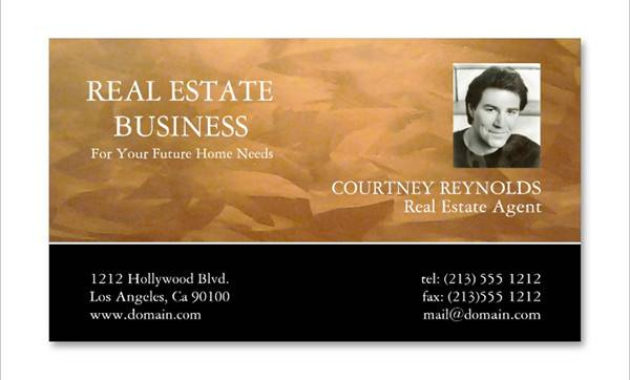 28 Business Card Templates Ai Pages Word Design With Real Estate Agent Business Card Template