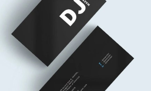 28 Dj Business Cards Templates Photoshop Ms Word Within Business Card Size Template Photoshop