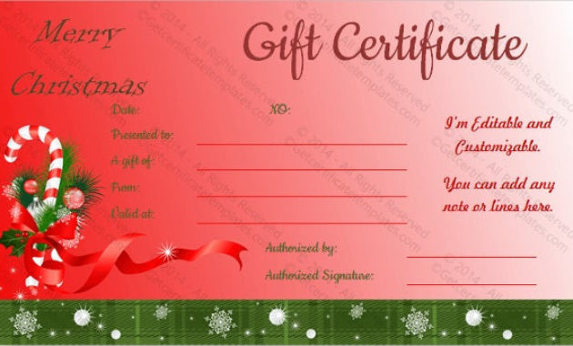 28 Holiday Gift Certificate Templates Psd Word Ai Throughout Merry Christmas Gift Certificate Templates