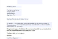29 Donation Letter Templates Pdf Doc Free Premium With Regard To Business Donation Letter Template