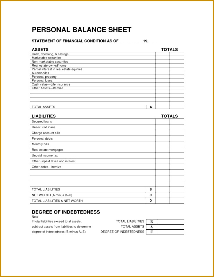 3 Balance Sheet Template Free Fabtemplatez Intended For Business Balance Sheet Template Excel