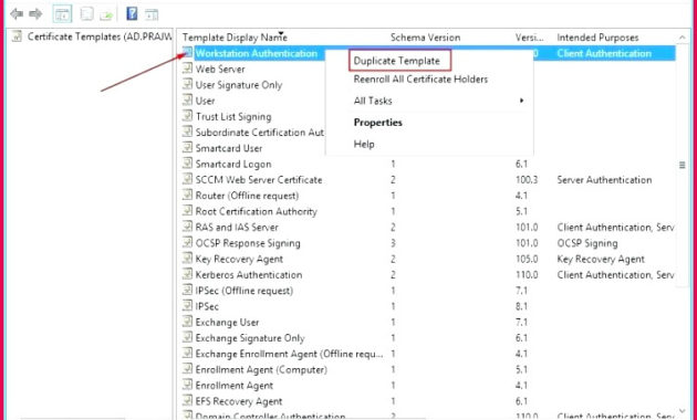3 Powershell Create Certificate Templates 30455 Fabtemplatez With Workstation Authentication Certificate Template