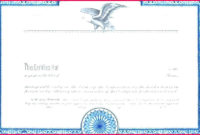 3 Share Certificate Template Companies House 98164 Intended For Corporate Share Certificate Template