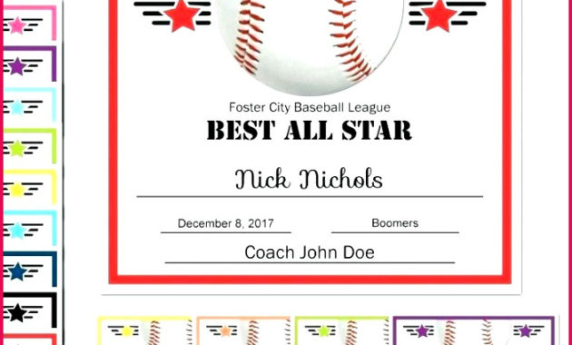 3 Softball Award Certificate Template 34242 Fabtemplatez With Baseball Achievement Certificate Templates
