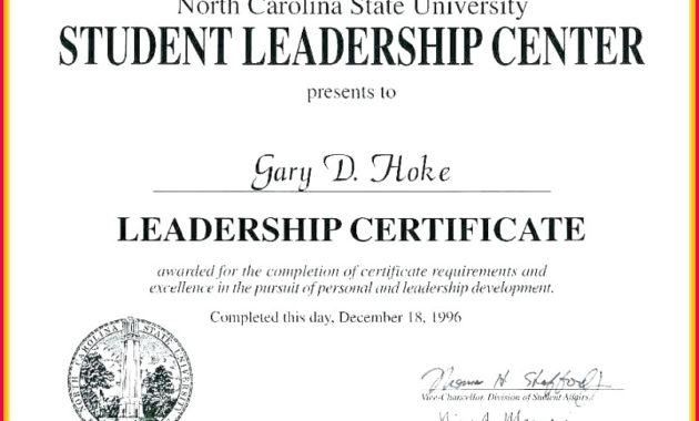3 Student Council Certificates Templates 71491 Fabtemplatez In Printable Leadership Award Certificate Templates