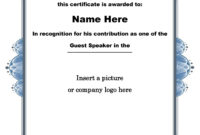 30 Free Certificate Of Appreciation Templates And Letters With Amazing Certificate Of Appreciation Template Free Printable