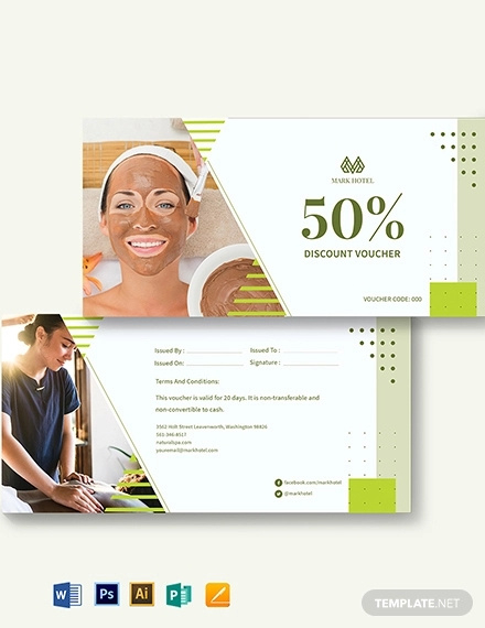 30 Spa Voucher Examples Psd Ai Word Examples With Regard To Free Spa Gift Certificate Templates For Word