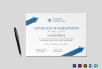 300 Best Certificate Templates 2020 Within Printable Certificate Of Participation Template Doc 10 Ideas