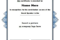 31 Free Certificate Of Appreciation Templates And Letters Within Free Certificate Of Appreciation Template Downloads