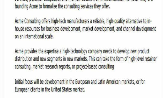 32 Free Business Plan Templates Word Pdf Free For Business Plan Template For Consulting Firm